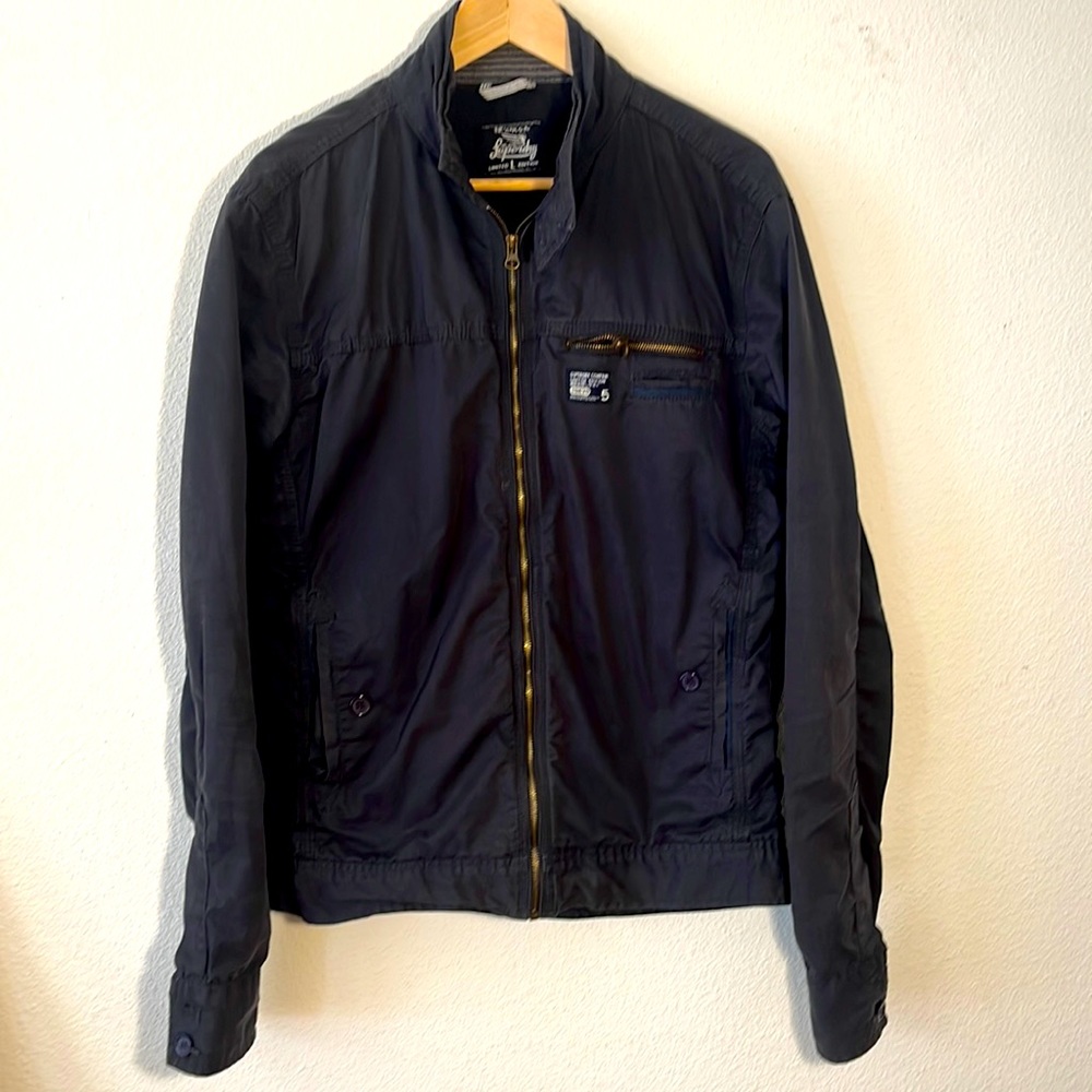 Superdry Limited Edition Men’s Large Blue Jacket